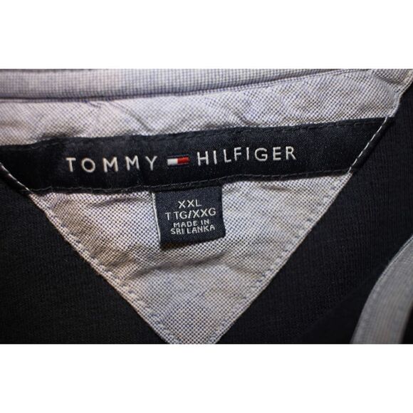 Tommy Hilfiger Navy Zip Pullover - Size XXL - Picture 4 of 5